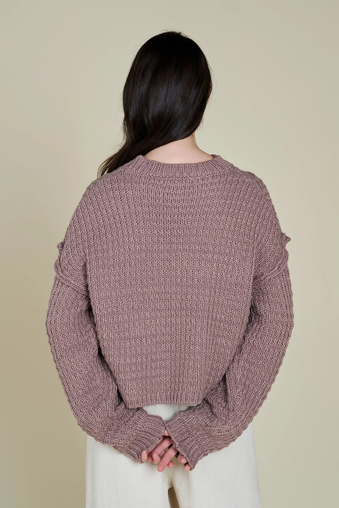 
                      
                        Maya Cable Front Crop Sweater
                      
                    