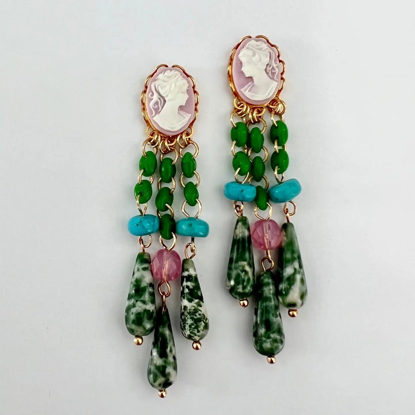 Shop the uniquely beautiful Marren Drop Earrings by Sandrine France Studio at Harbour Thread