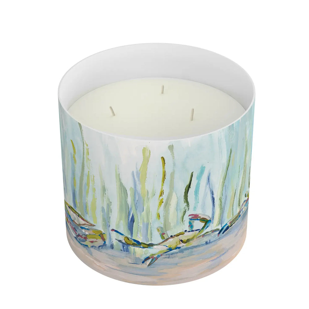 The Annapolis Candle 3-Wick Bay Blues Candle 