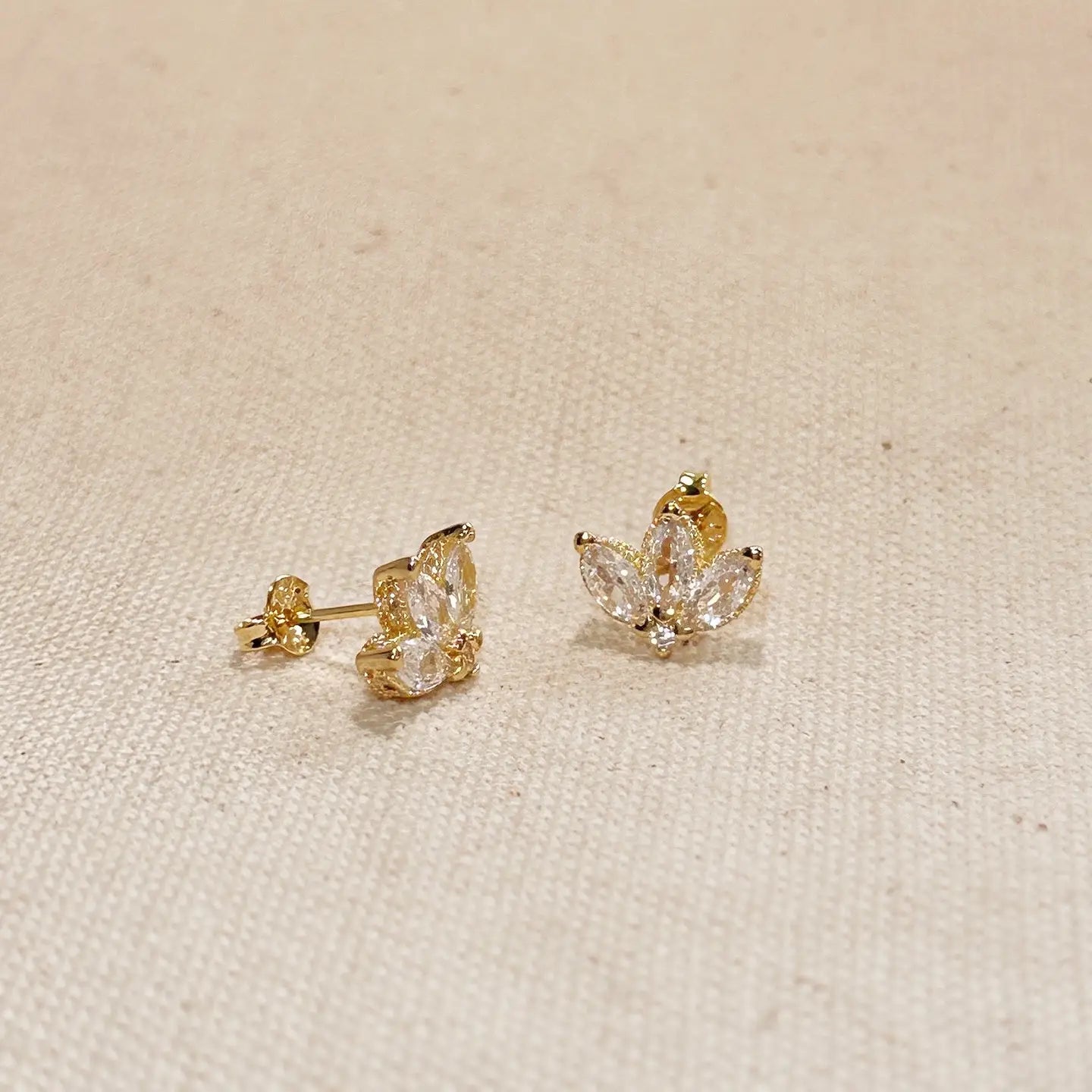 Shop the 18k Gold Filled Vintage Lotus Flower Earrings by GoldFi at Harbour Thread for everyday elevated accessory style. 