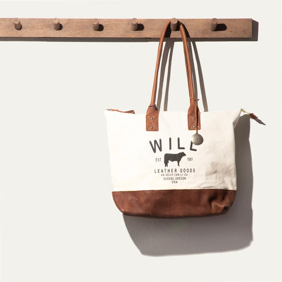 Will Leather Goods Utility Tote in Natural