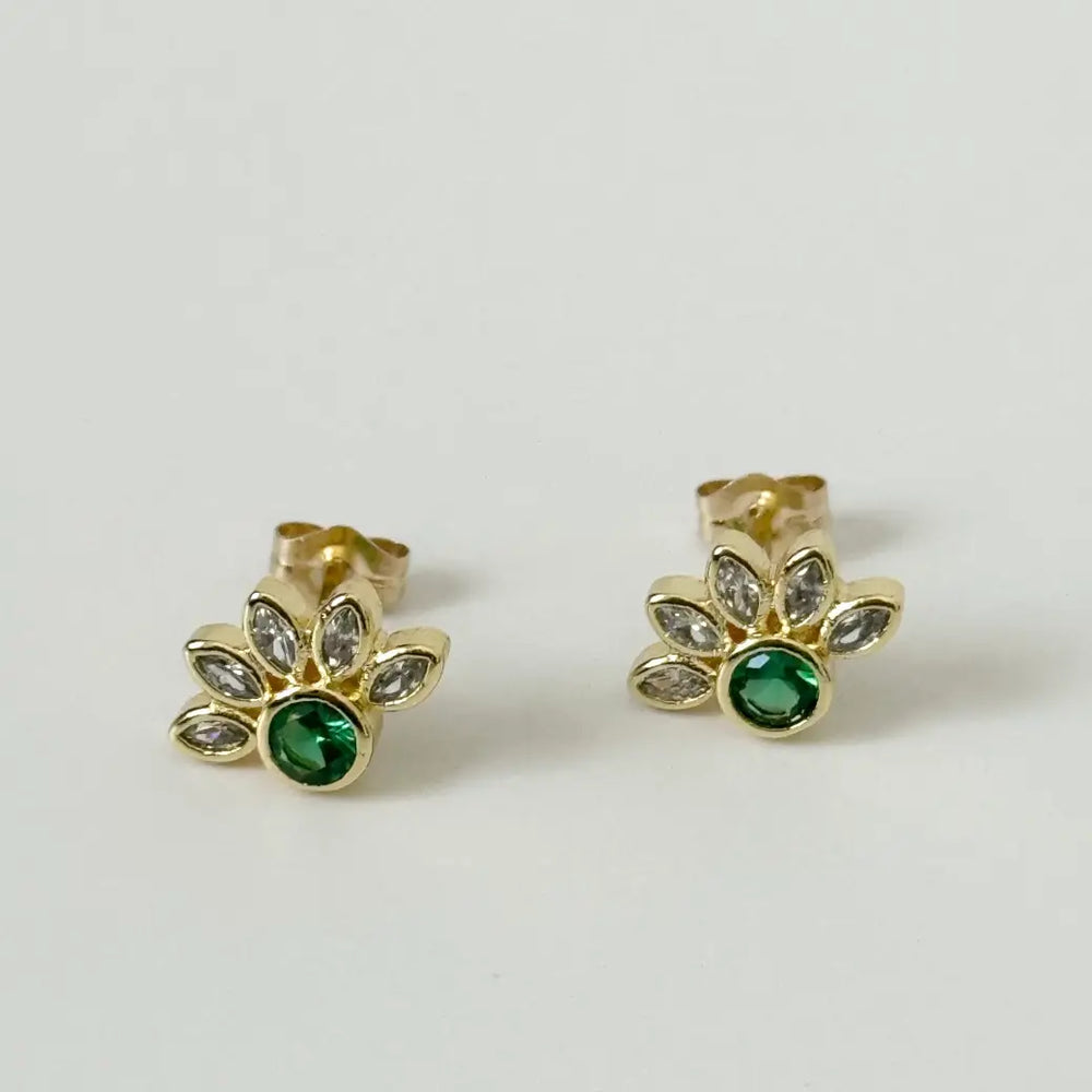 The Rafaela Stud Earrings by Tramps + Thieves, now available at Harbour Thread Burlington!