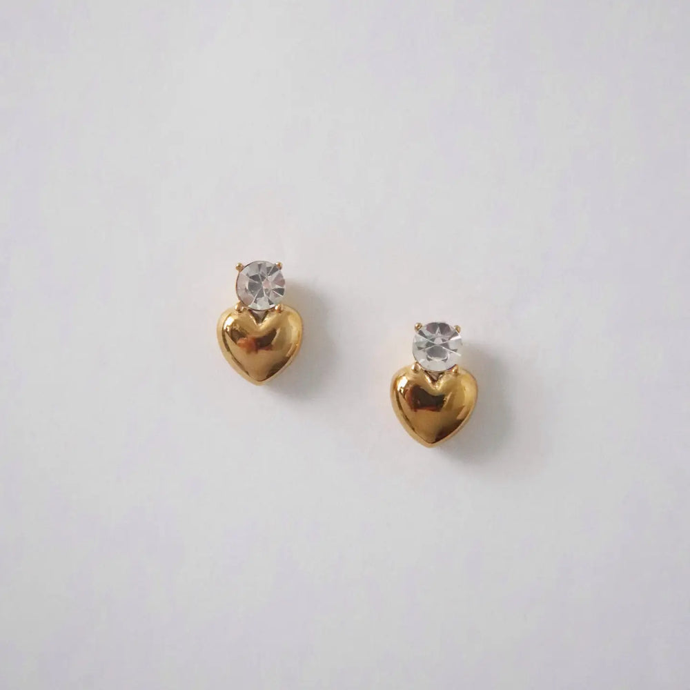 
                      
                        Cora Heart Stud Earrings by Jessa Jewelry at Harbour Thread
                      
                    