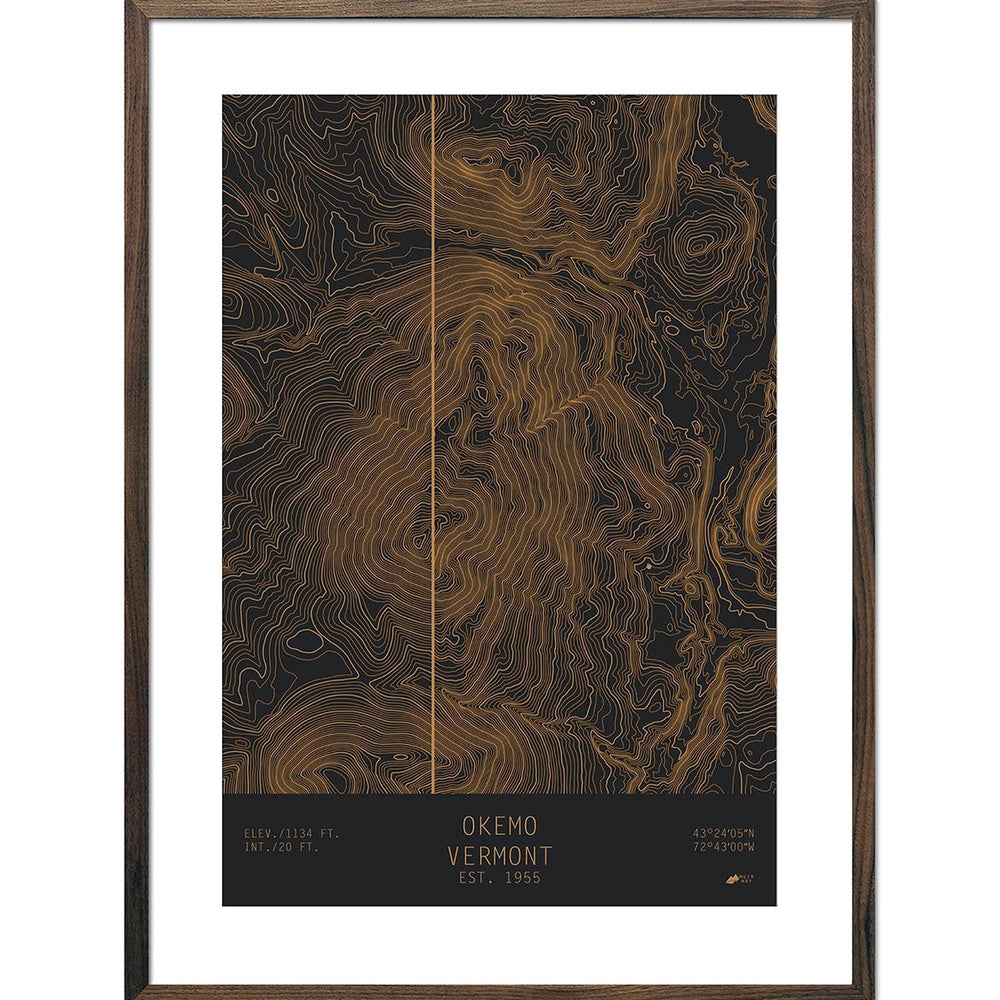 The Muir Way Okemo Print is the perfect gift for your Vermont mountain-loving friends. Find it at Harbour Thread in Burlington, VT!