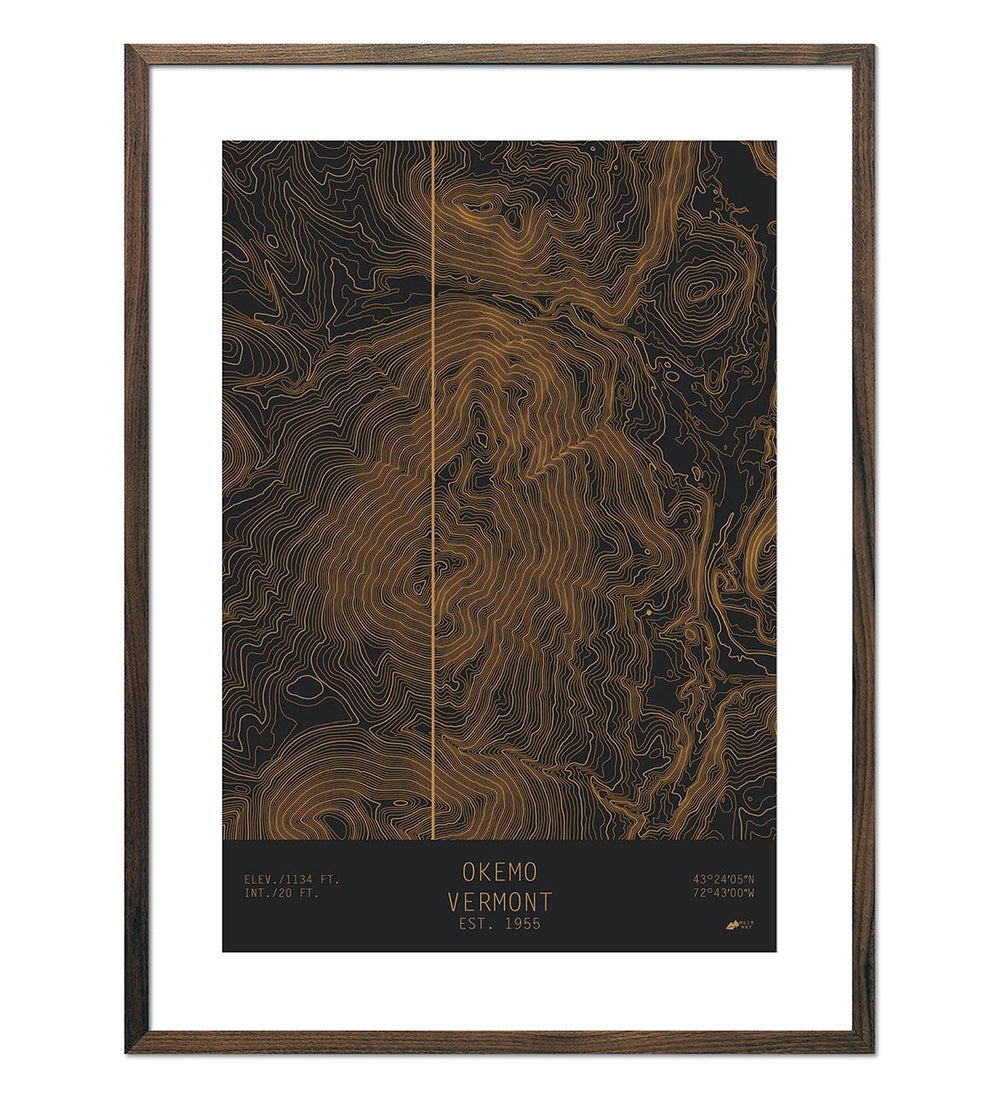 The Muir Way Okemo Print is the perfect gift for your Vermont mountain-loving friends. Find it at Harbour Thread in Burlington, VT!