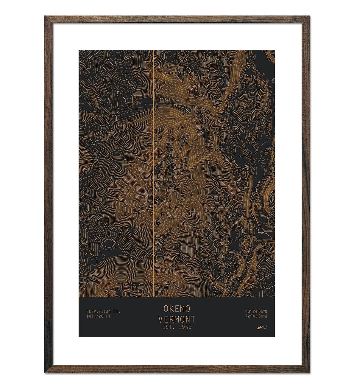 The Muir Way Okemo Print is the perfect gift for your Vermont mountain-loving friends. Find it at Harbour Thread in Burlington, VT!