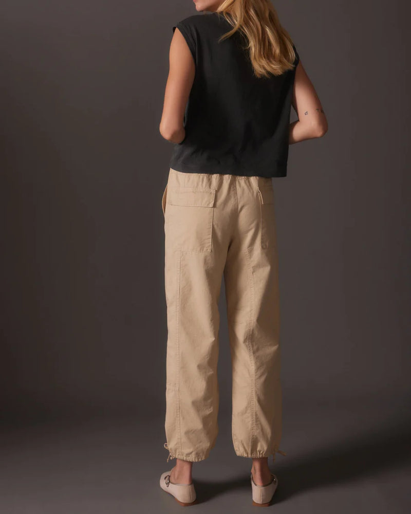 Back view of the Richer Poorer Easy Cargo Pant in the color Stone