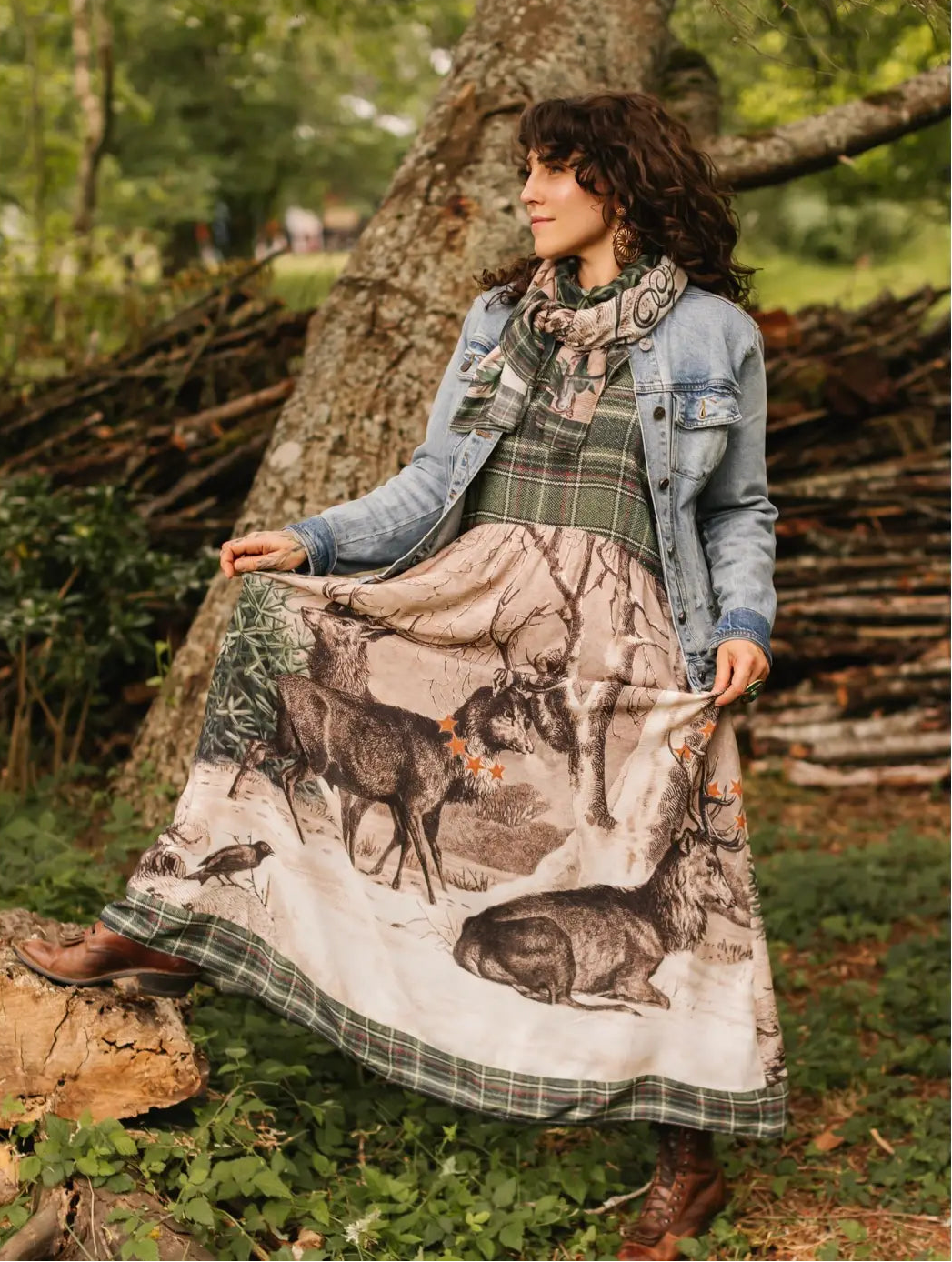 Celebrate the winter season in style when the Winter Wish Bohéme Reversible Slip Dress. Find yours at Harbour Thread in Burlington, VT. 