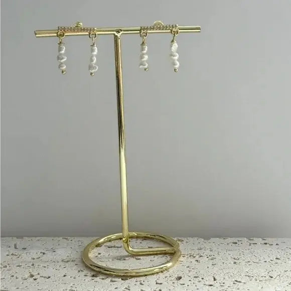 Tramps + Thieves Duo Pearl Earrings