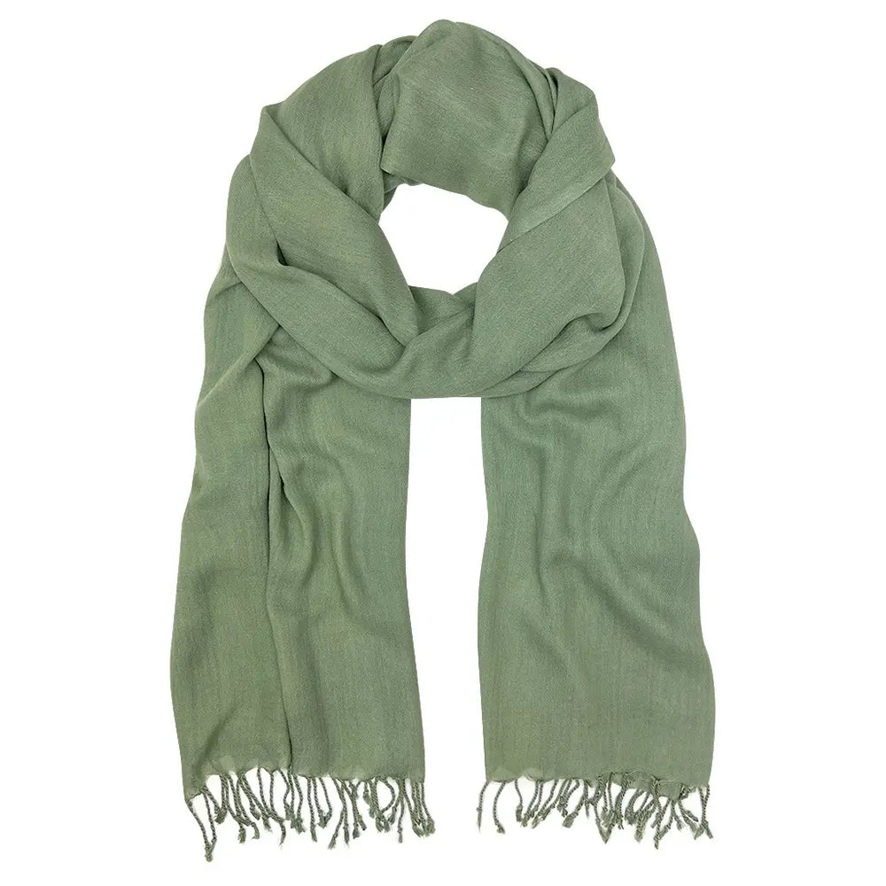 The  Fern Handloom Bamboo Wrap Scarf by Slate + Salt