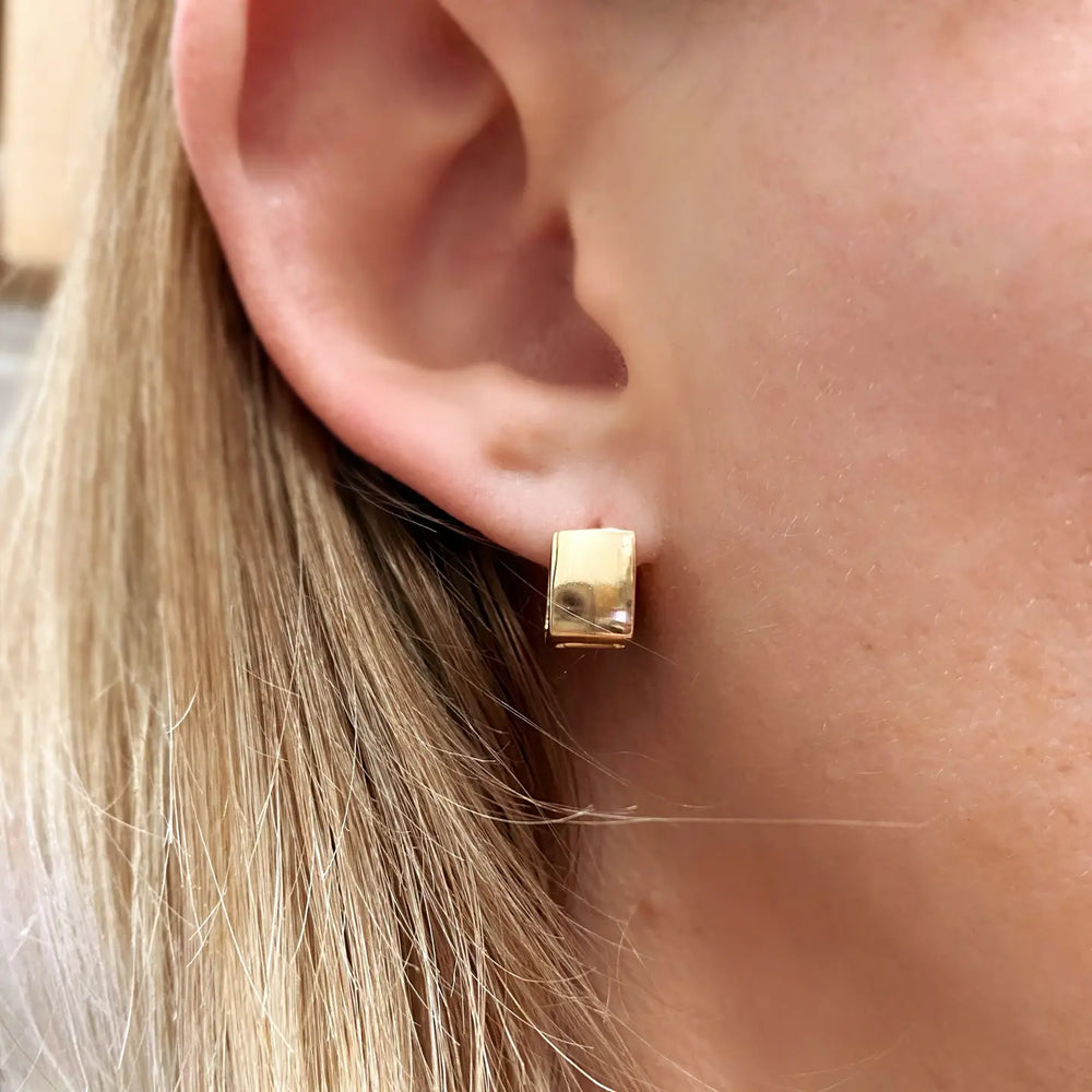 
                      
                        GoldFi Square Clicker Earrings available at Harbour Thread
                      
                    