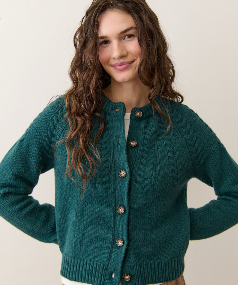 
                      
                        Marine Layer Everly Cable Knit Cardigan
                      
                    