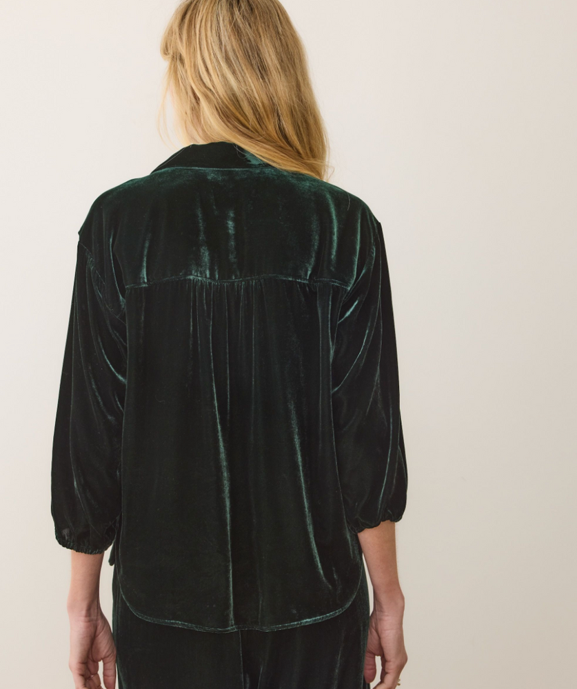 
                      
                        Marine Layer Bella Velvet Button Down
                      
                    