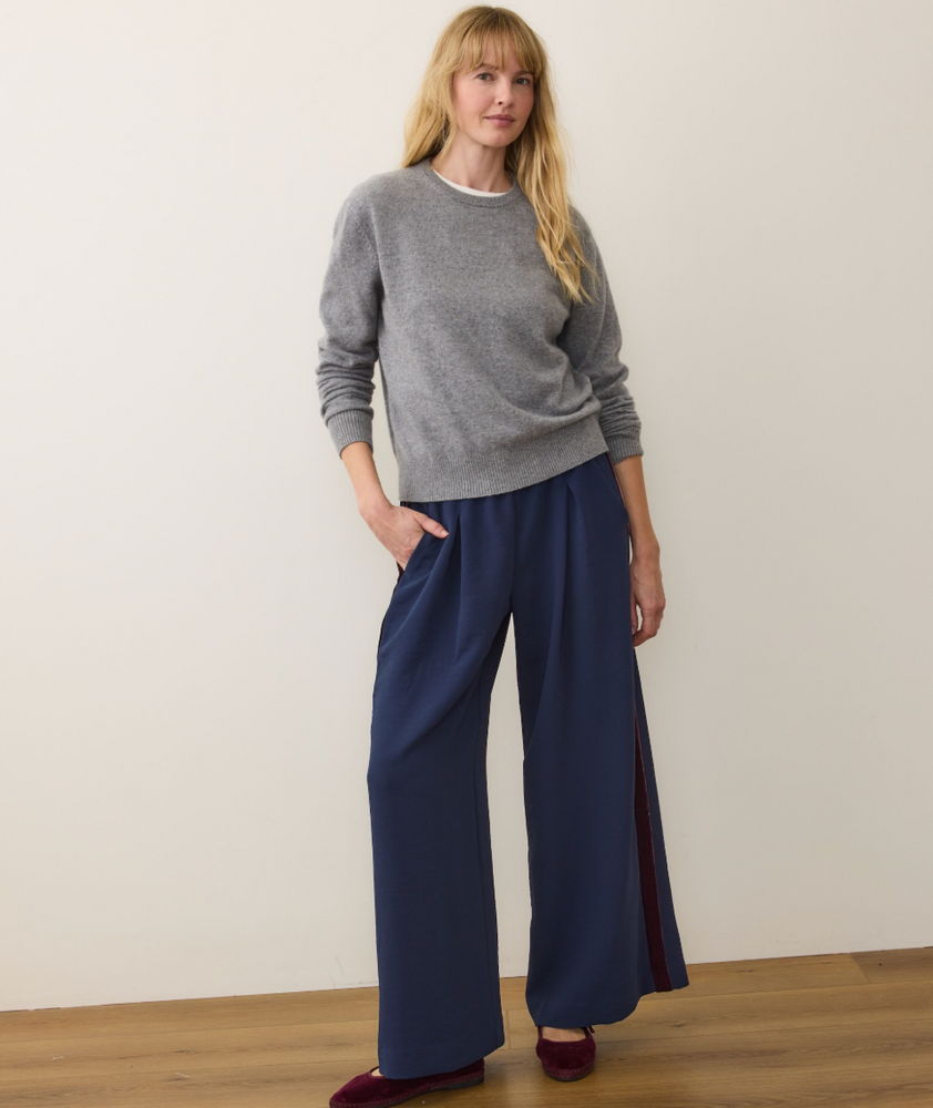 Marine Layer Allison Pleated Wide Leg Trouser