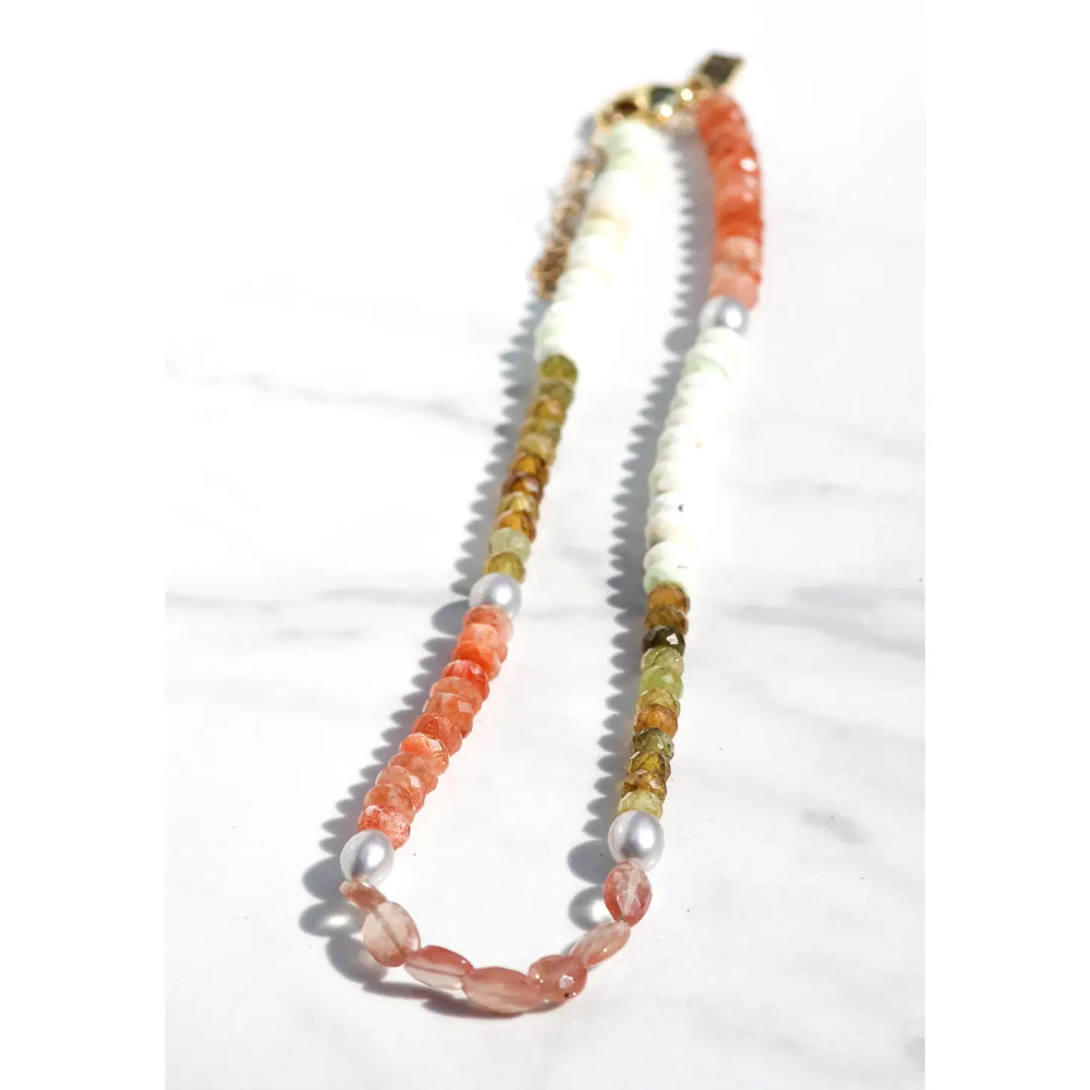 
                      
                        Multi-stone Lisbon Short Necklace by Native Gem
                      
                    