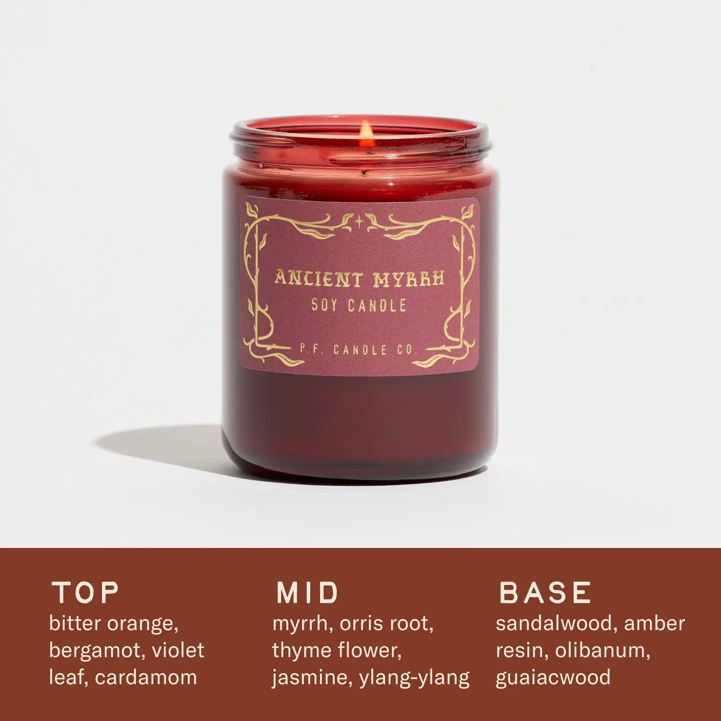 P.F. Candle Co. Ancient Myrrh Soy Candle 