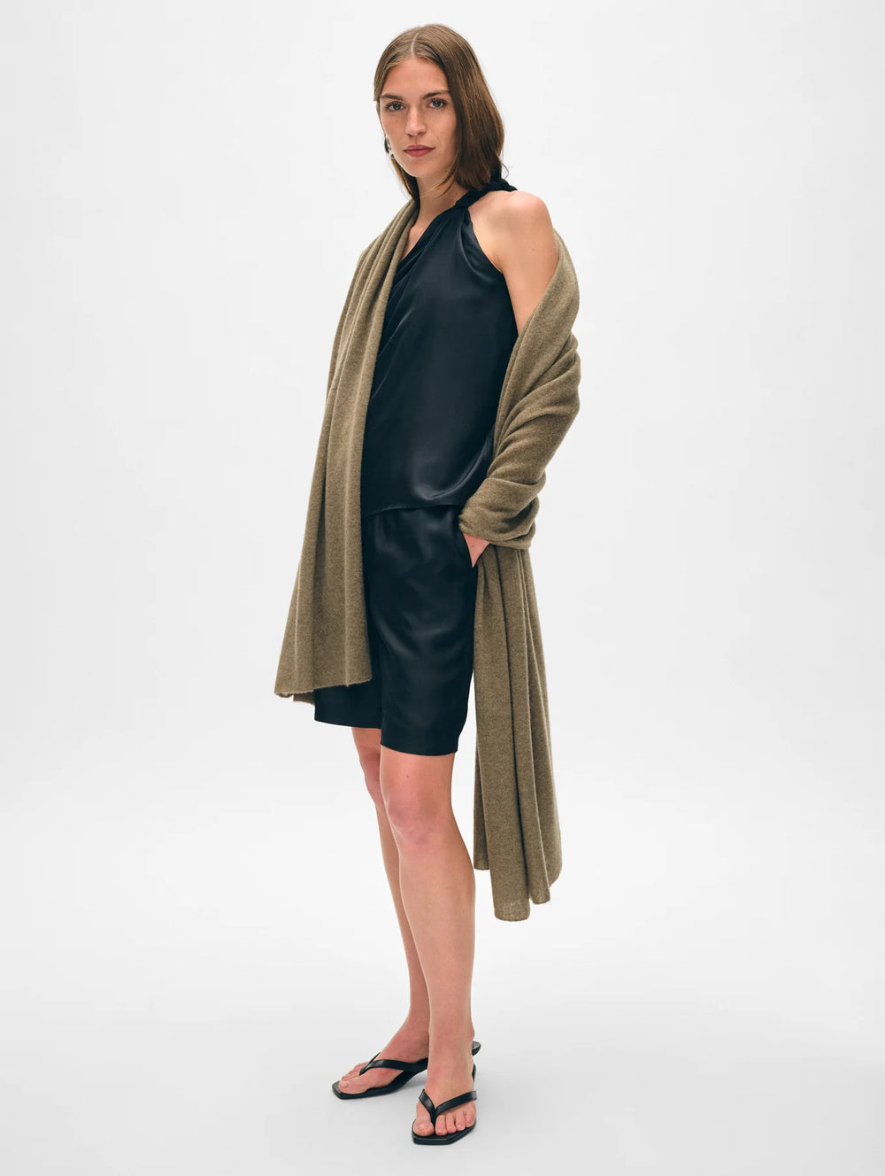 The Loden Cashmere Travel Wrap by White + Warren