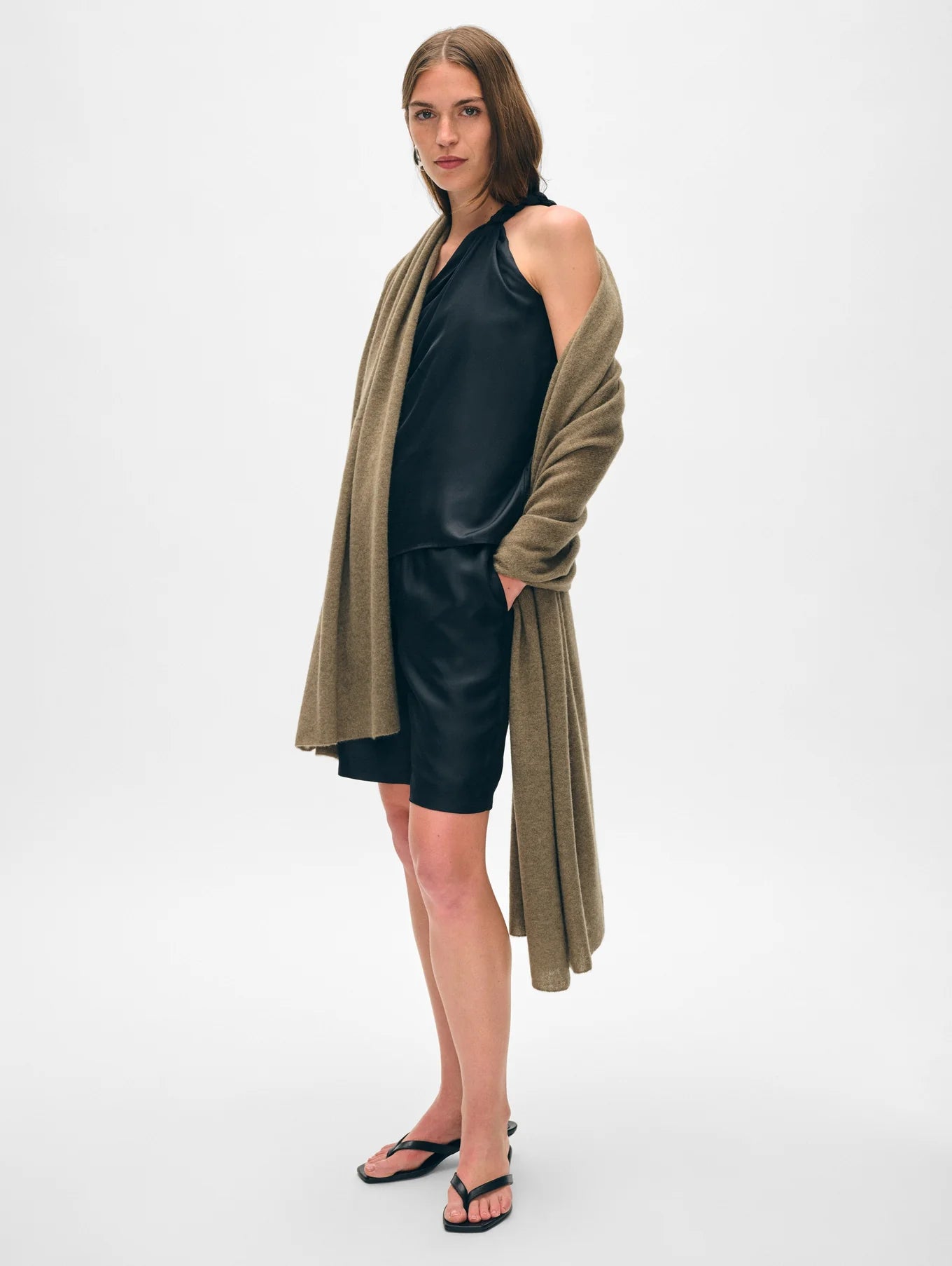 The Loden Cashmere Travel Wrap by White + Warren