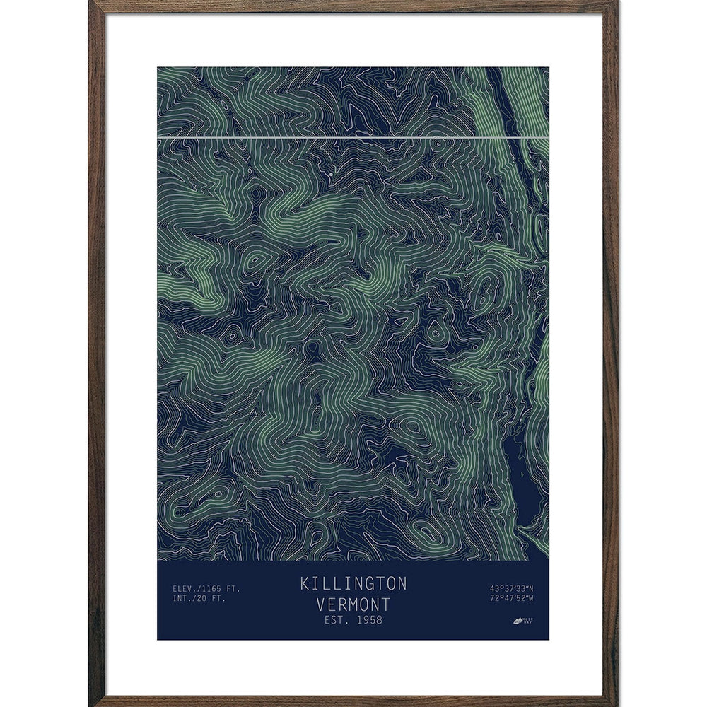 The Muir Way Killington Print is the perfect gift for your Vermont mountain-loving friends. Find it at Harbour Thread in Burlington, VT!