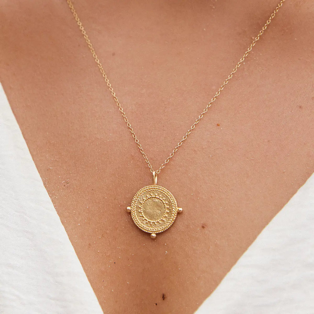 Shop the gold plated waterproof Néo Necklace&nbsp;by Agapée Jewelry at Harbour Thread