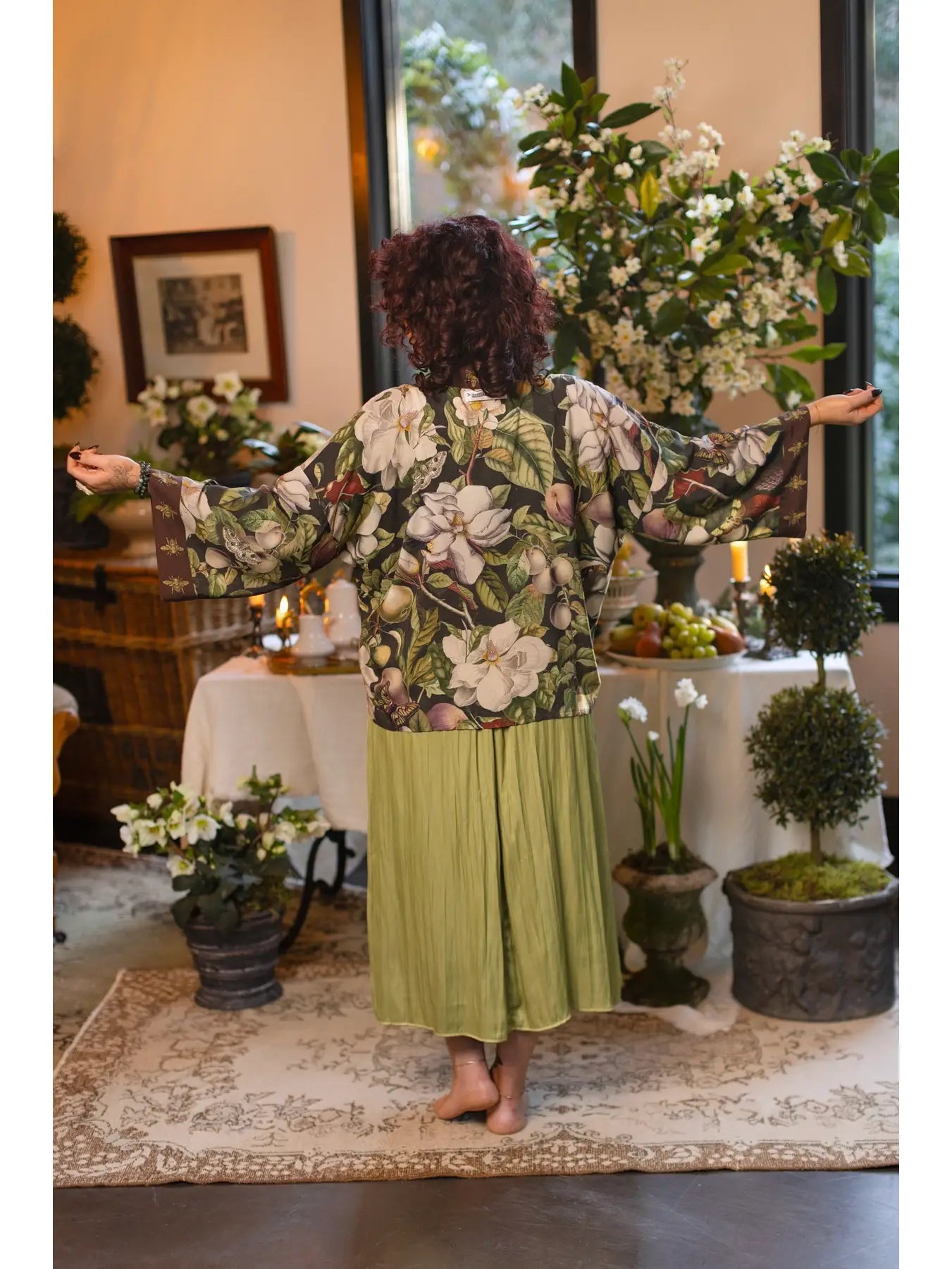 Market Of Stars Fleur De Lune Pixie Duster Crop Kimono