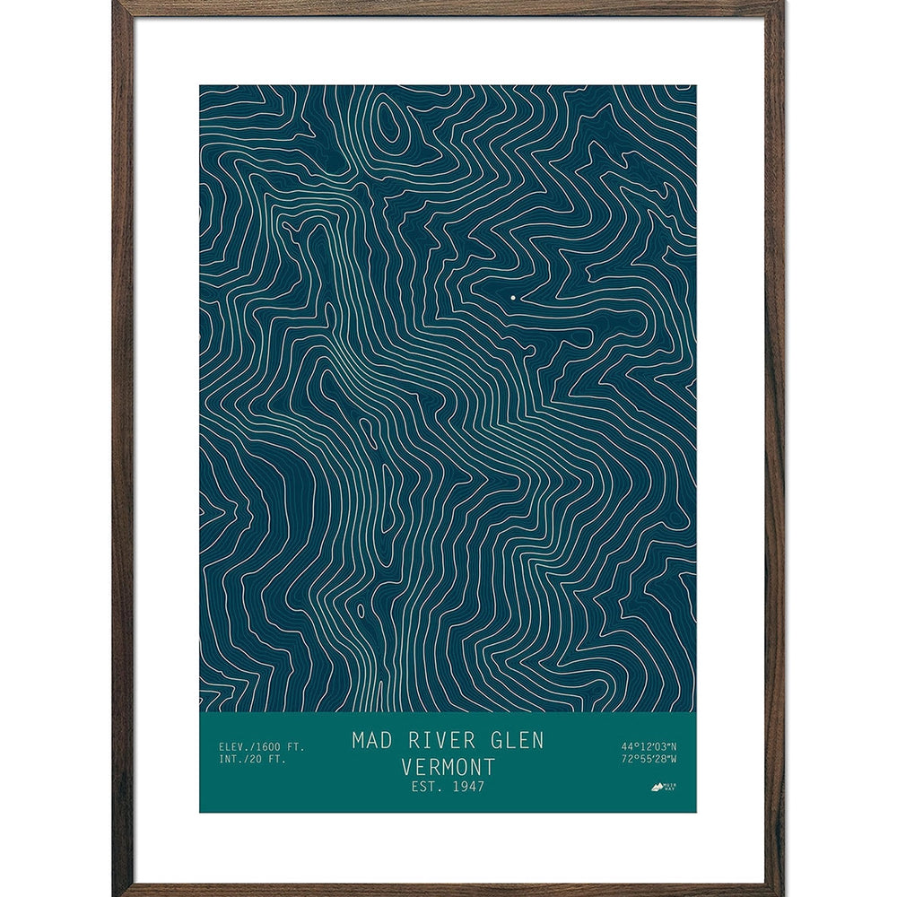 Shop the Muir Way Mad River Glen Print in Ridge at Harbour Thread boutique in Burlington, VT.