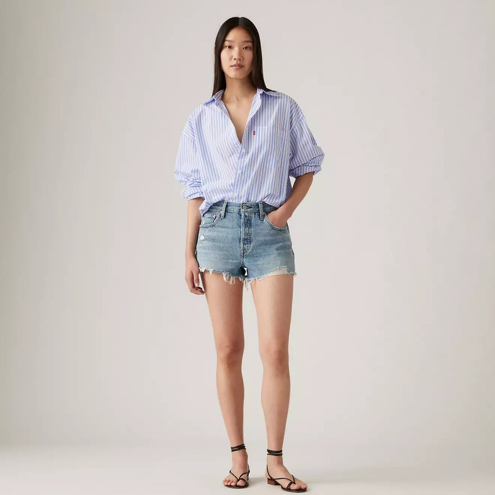 Embrace classic summer style with a flattering fit when you wear Levi's 501 Original High Rise Women's Shorts. Shop yours at Harbour Thread in Burlington, VT!