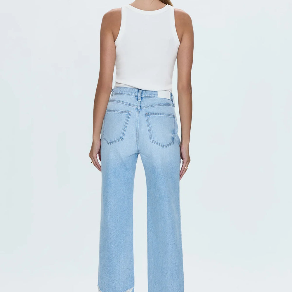 
                      
                        PISTOLA Cassie Super High Rise Straight Crop Jean
                      
                    