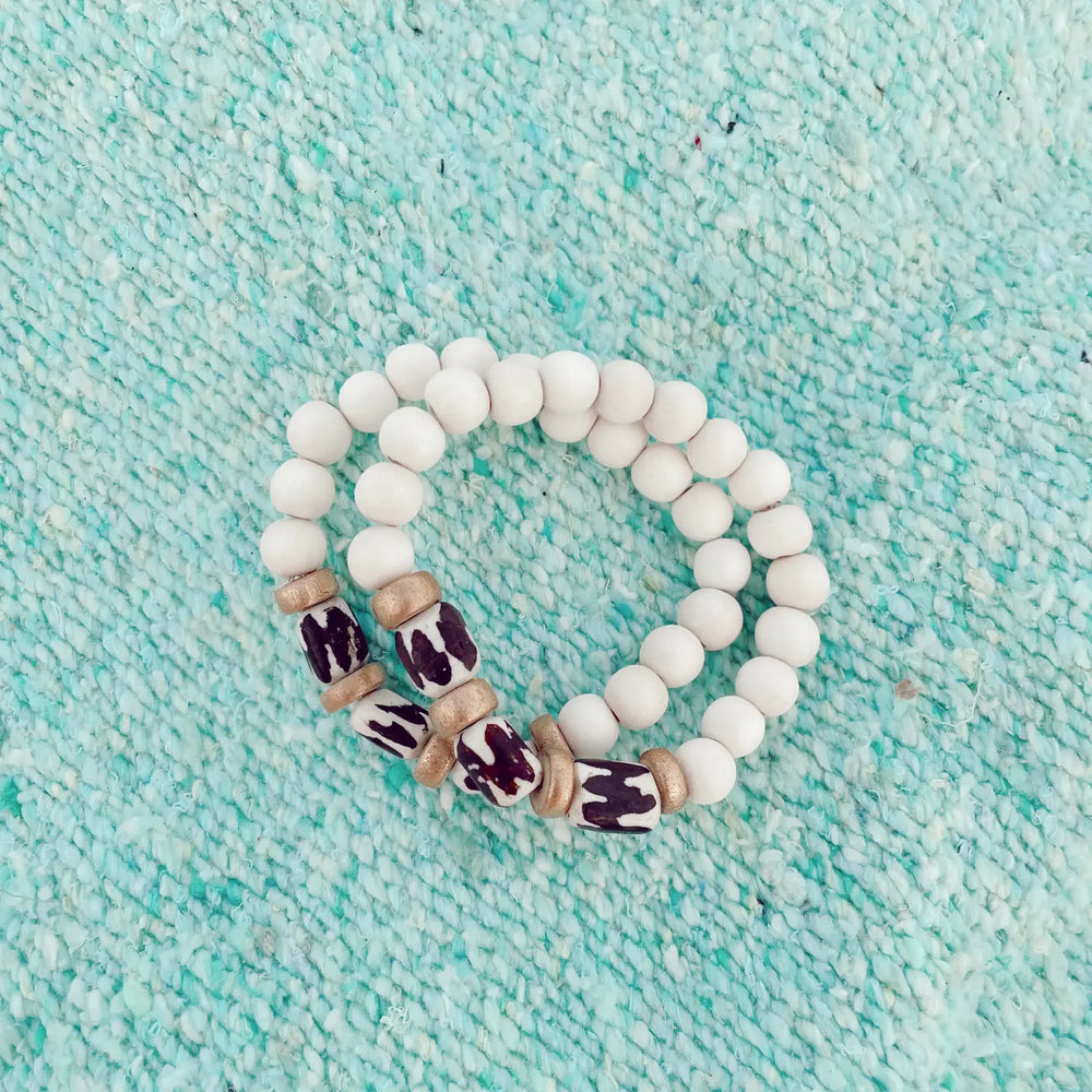 
                      
                        The  Bone Bead Bracelet&nbsp;from Forever Faye.&nbsp;
                      
                    