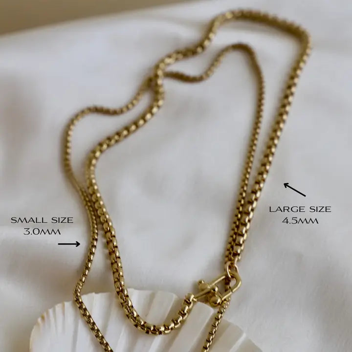 
                      
                        Nova Round Box Chain Necklaces
                      
                    