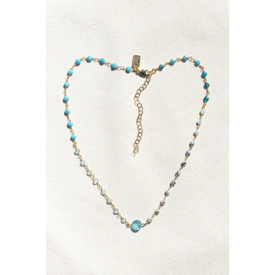 Load image into Gallery viewer, Native Gem&amp;#39;s Tropezinenne Necklace in Nile
