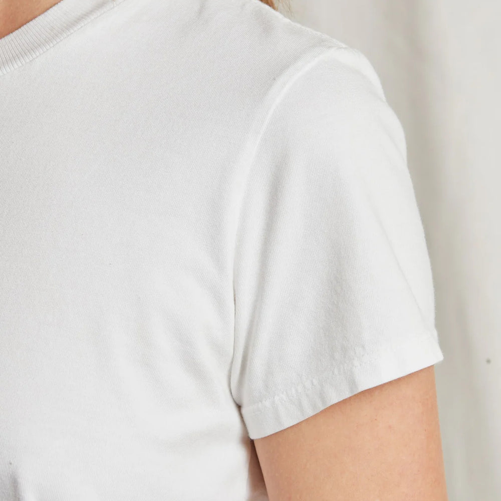 
                      
                        Design detail on Perfect White Tee's Springsteen Tee in the color White
                      
                    