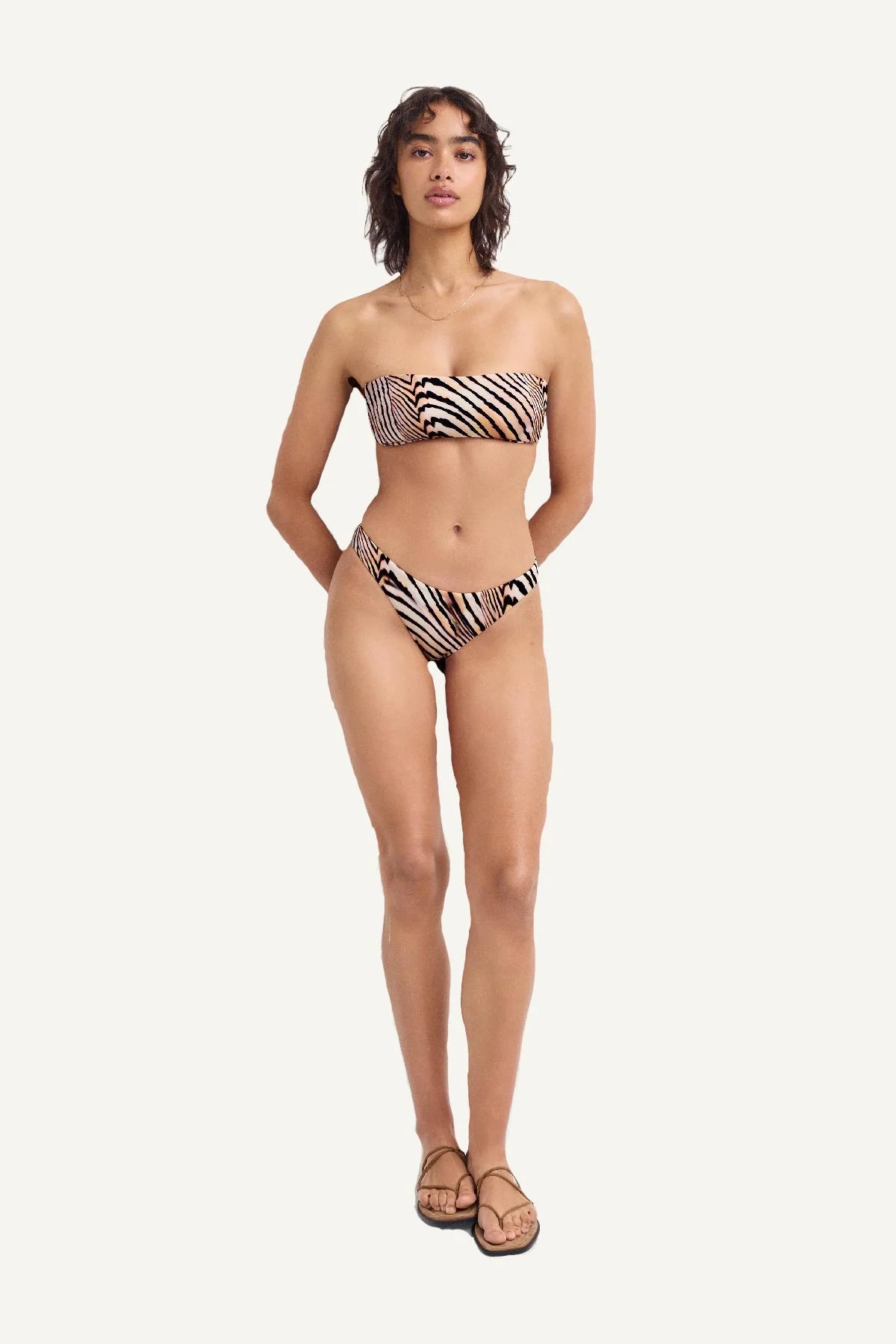 Women's animal print bikini
