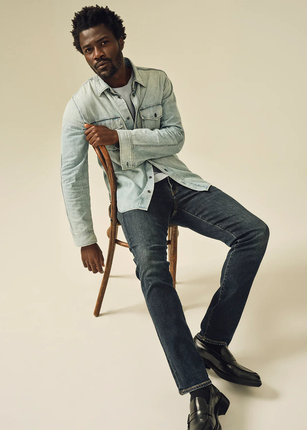 Outfit styled with the Cashmere Denim Gage Slim Straight Jeans by Citizens Of Humanity