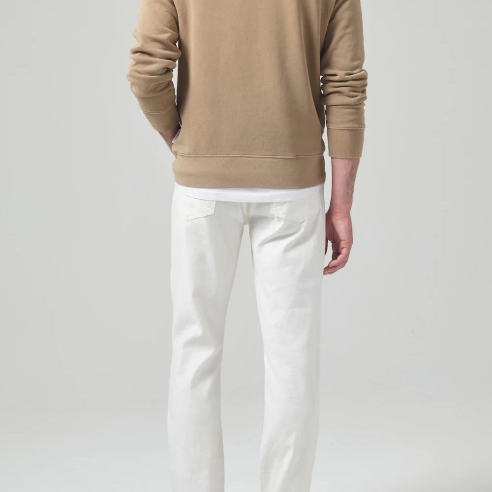 Back view of the Citizens Of Humanity Gage Slim Straight Stretch Linen in the color Sierra