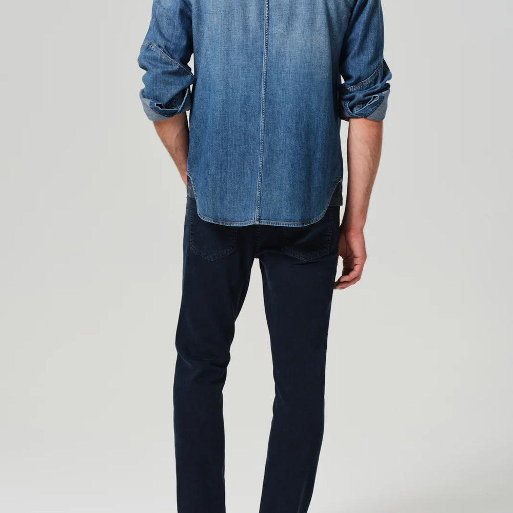 
                      
                        Back view of a man wearing the Gage Slim Straight Archive in the color Odessa, by Citizens Of Humanity
                      
                    