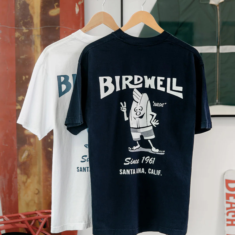 Back view of the Navy Short Sleeve '61 T-shirt by Birdwell