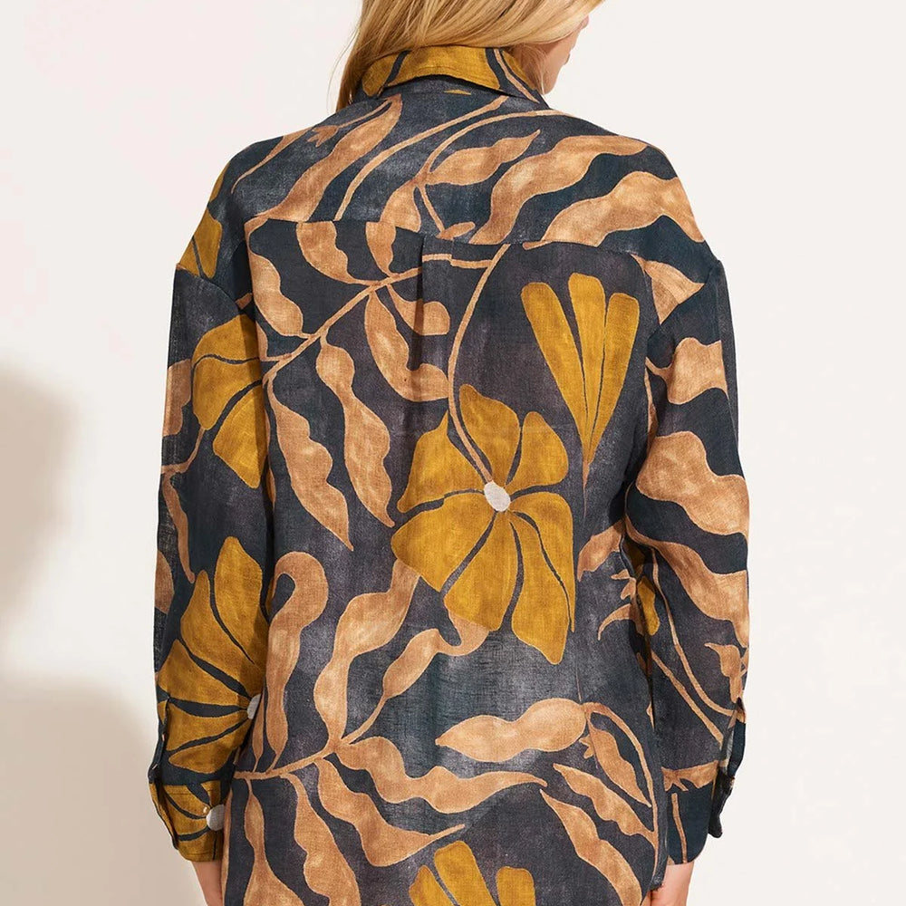 
                      
                        Vitamin A Playa Linen Boyfriend Shirt
                      
                    