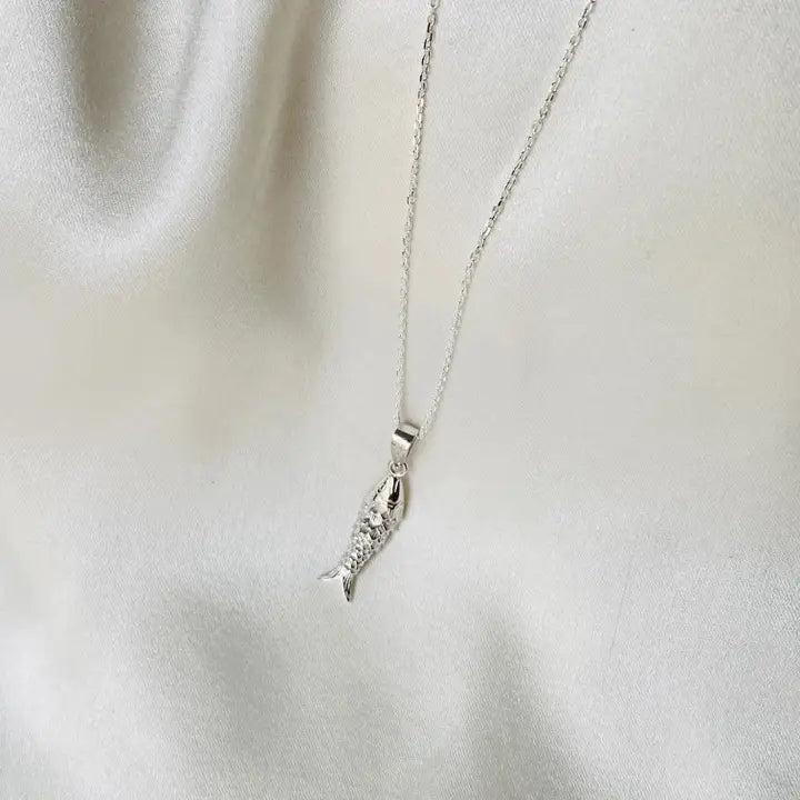 
                      
                        SDB Sardina Gold Plated Fish Necklace
                      
                    