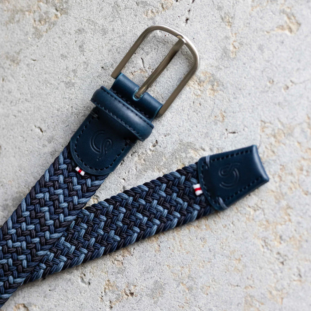 design detail on the Blue Multi Manhattan La Boucle Belt