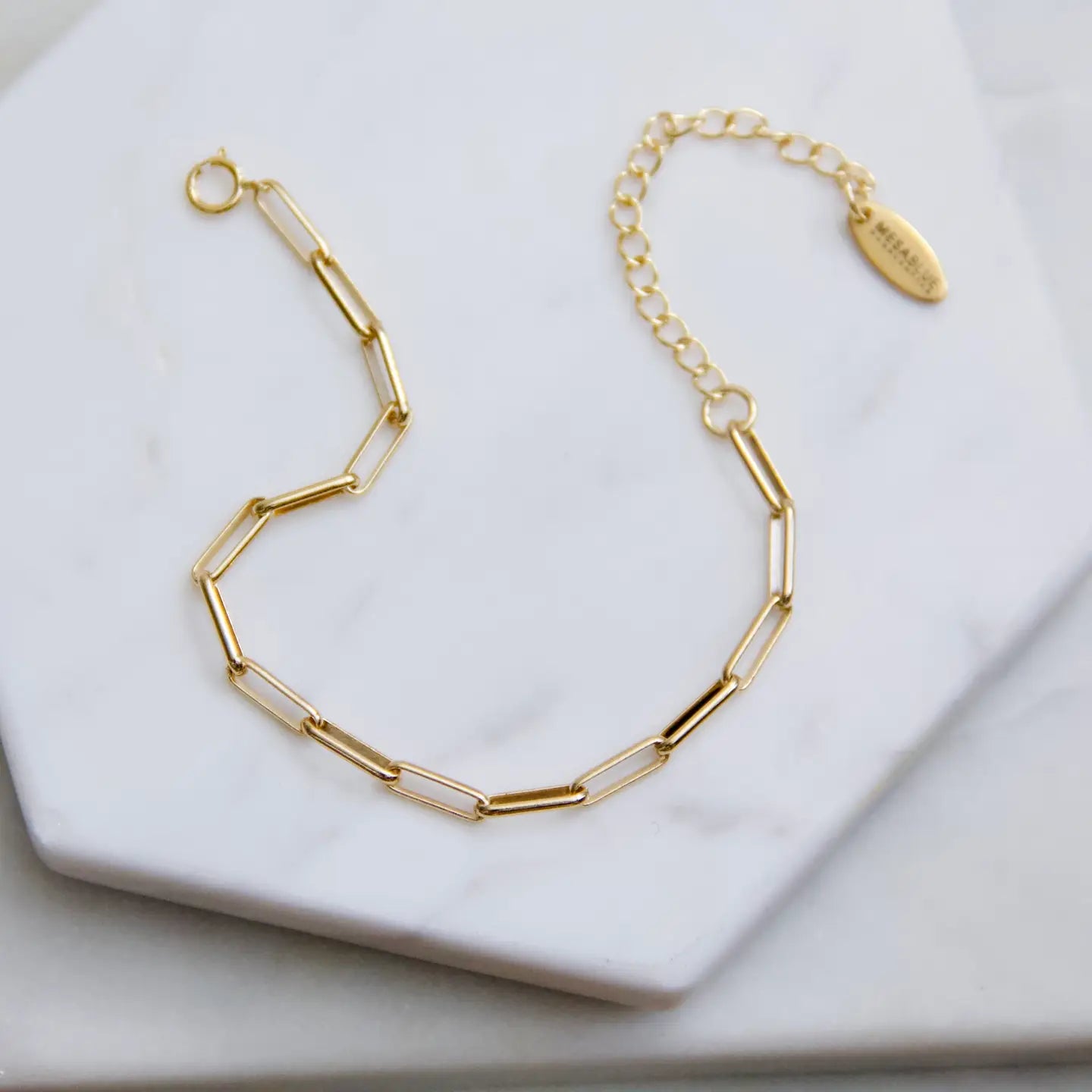 Mesa Blue's Paperclip Chain Bracelet