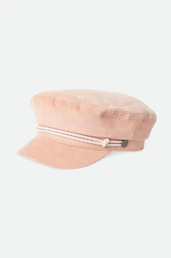 Brixton Fiddler Cap - Soft Pink Cord