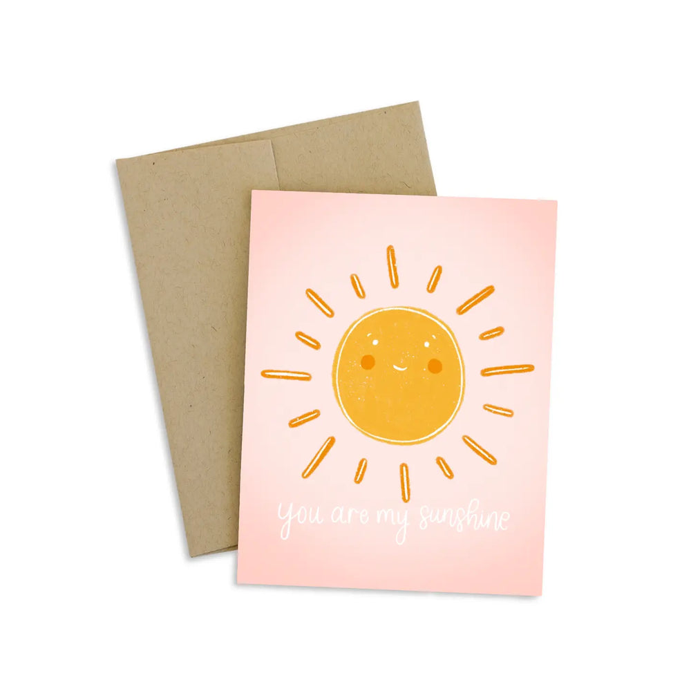 The You Are My Sunshine Greeting Card by Elyse Breanne Design