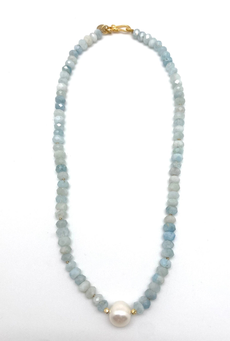 The Aquamarine Maja Necklace by In2 Design