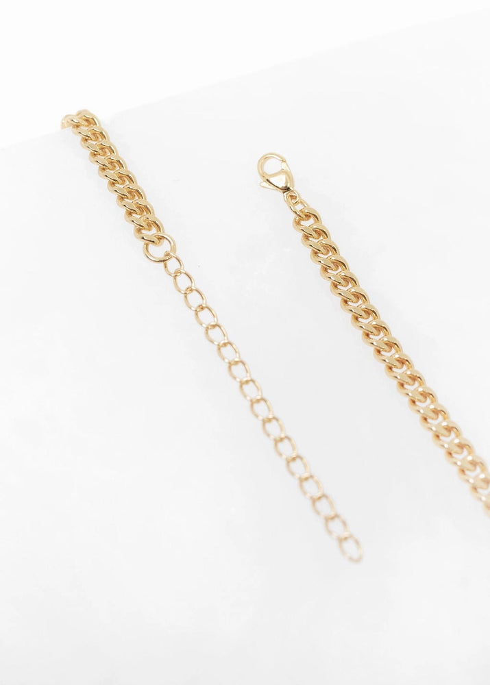 
                      
                        The Land Of Salt Gold Chunky Curb Chain Necklace
                      
                    