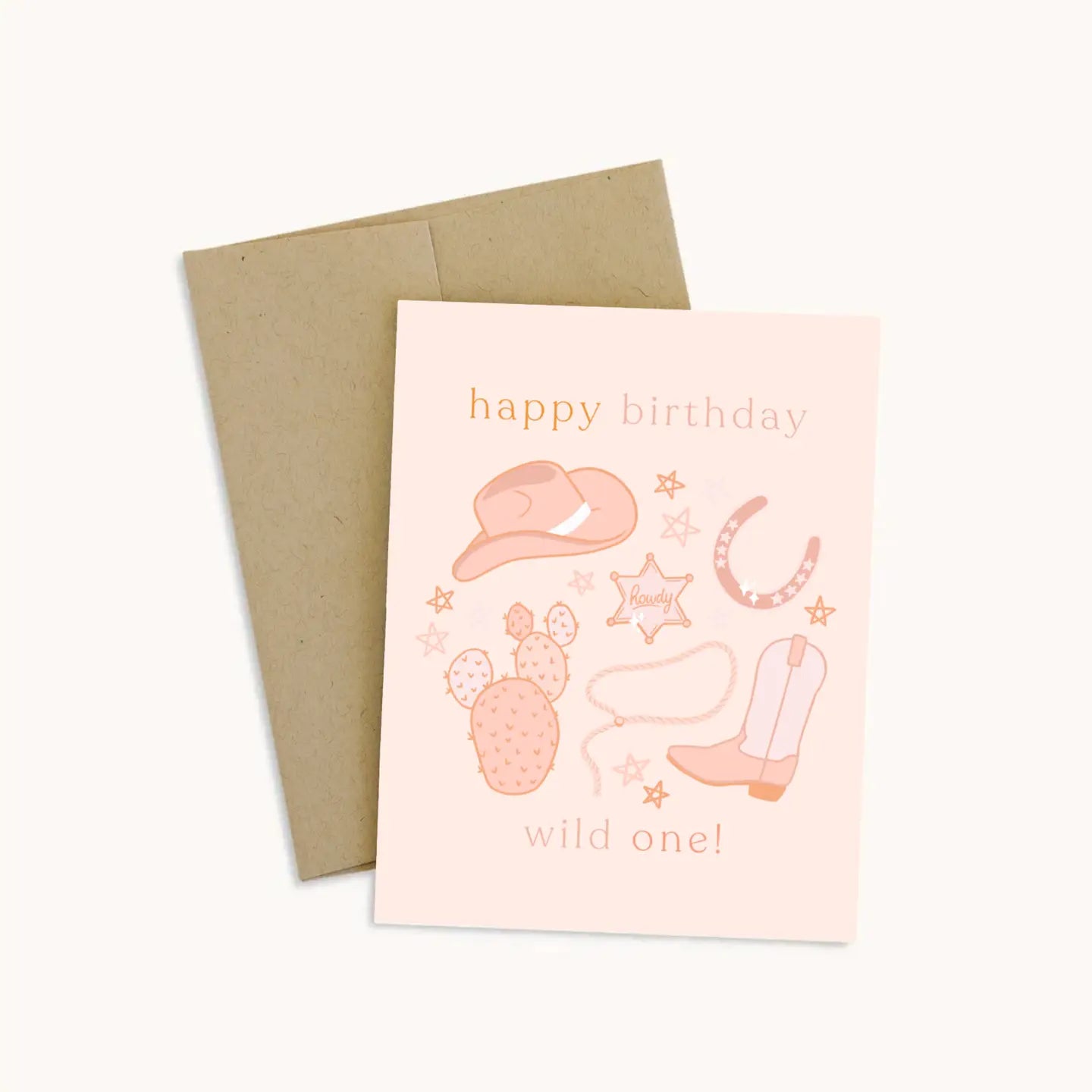 The Wild One Birthday Greeting Card by Elyse Breanne Design