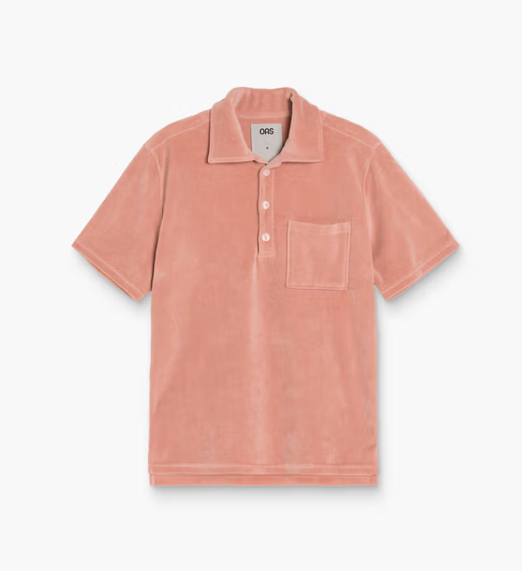 Elevate your casual summer style with the OAS Cameo Girona Velour Shirt, now available at Harbour Thread men's store in Burlington, VT. 