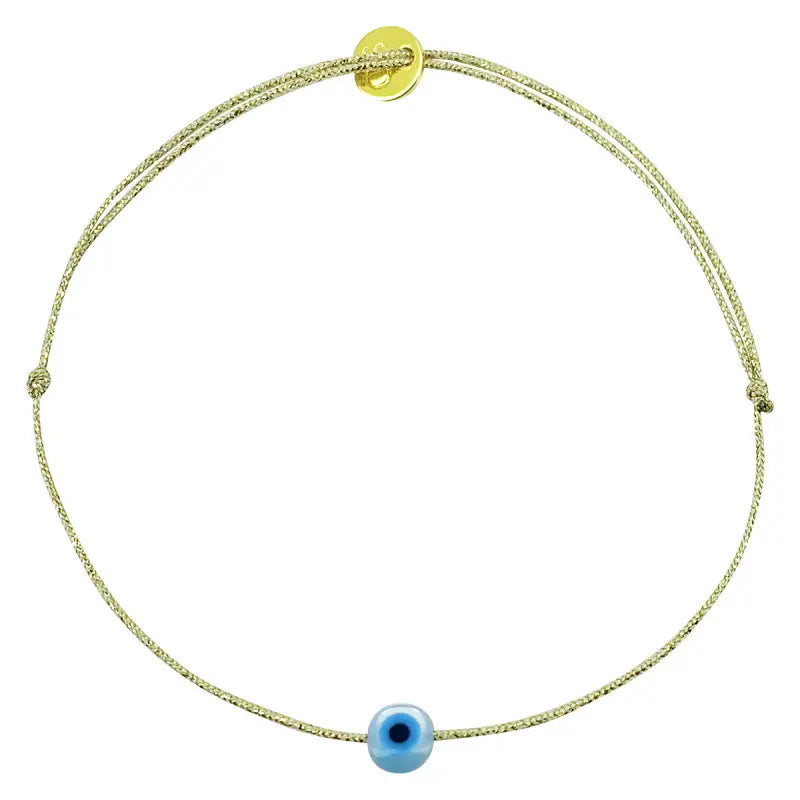 
                      
                        A mother of pearl eye bracelet
                      
                    