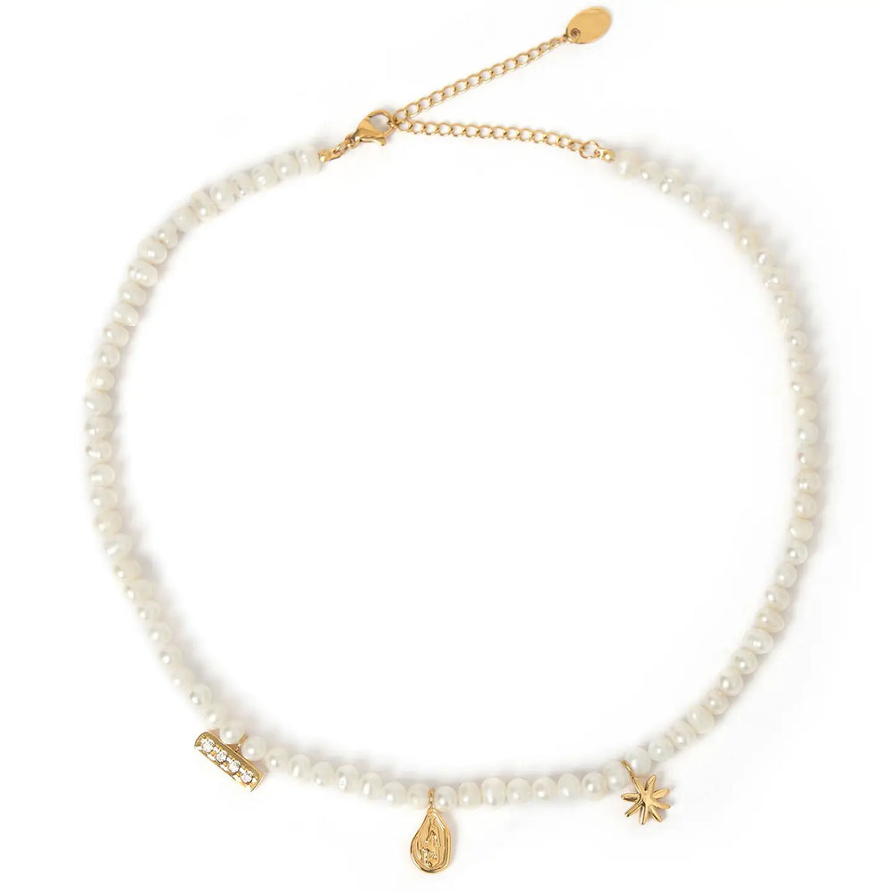 The Paradiso Pearl Necklace by Arms of Eve