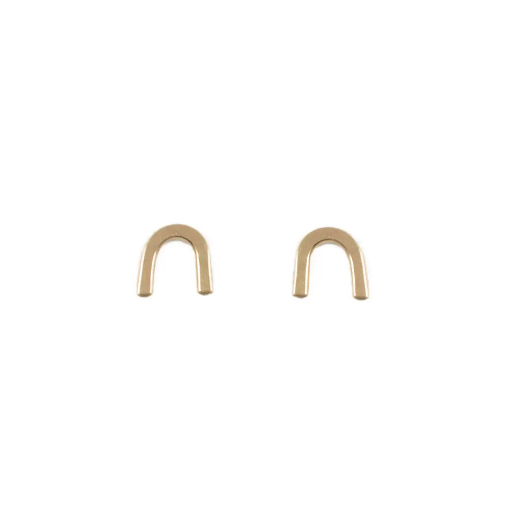 
                      
                        The 14KT Gold Filled Arch Stud Earrings by The Land Of Salt
                      
                    